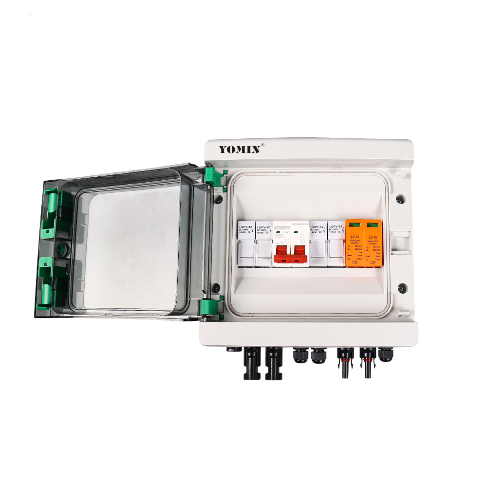 Factory Sale 2-in-1 DC Combiner & PV String Isolation Box 1000V Electrical Junction Box Photovoltaic Solar Freezer Made Plastic