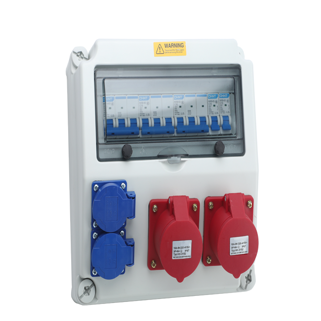 Industry Plastic PC Waterproof   Wall Mounted Inclined Socket Box