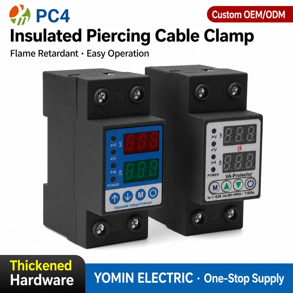 Outdoor Waterproof Insulated Piercing Cable Clamp — No-Strip Branch Connector for Street Lighting Distribution