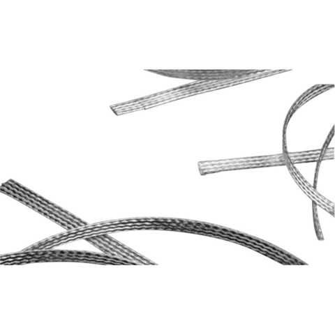 Ground Connection Flat Copper and Stainless Steel Braided Tape (FSSB