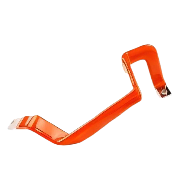High Quality Customizable Copper Busbar Flexible Connections Orange PVC